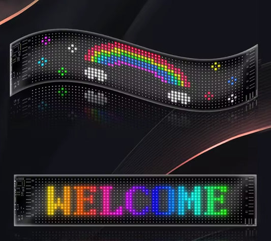 Pasek Led Matrix Pixel Bluetooth do samochodu
